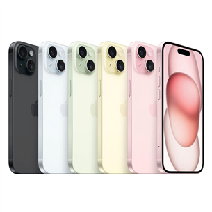 Išmanusis telefonas Apple iPhone 15, 128 GB, pink