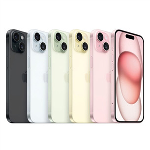 Apple iPhone 15, 128 GB, šviesiai žalias - Išmanusis telefonas