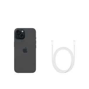 Apple iPhone 15, 512 ГБ, черный - Смартфон