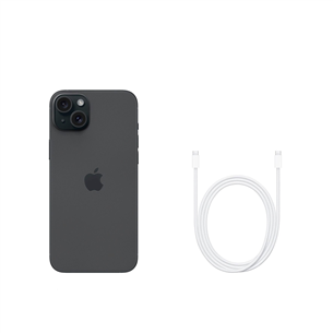Išmanusis telefonas Apple iPhone 15 Plus, 256 GB, black