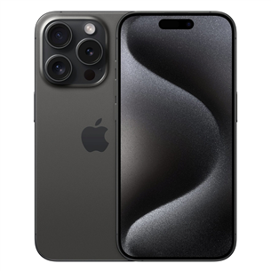 Išmanusis telefonas Apple iPhone 15 Pro, 128 GB, Black Titanium MTUV3PX/A