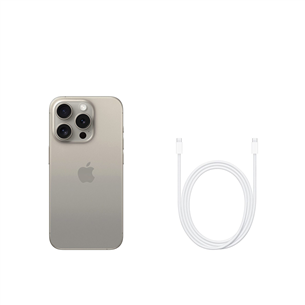 Apple iPhone 15 Pro, 256 ГБ, бежевый - Смартфон