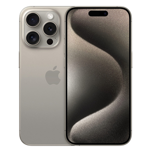 Išmanusis telefonas Apple iPhone 15 Pro, 512 GB, Natural Titanium MTV93PX/A