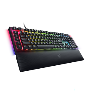 Razer BlackWidow V4, Green Switch, механическая, US, черный - Клавиатура