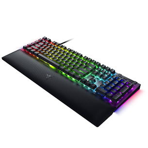 Razer BlackWidow V4, Green Switch, механическая, US, черный - Клавиатура