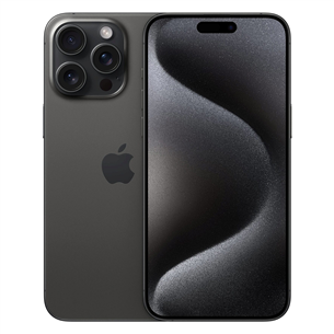 Išmanusis telefonas Apple iPhone 15 Pro Max, 512 GB, Black Titanium