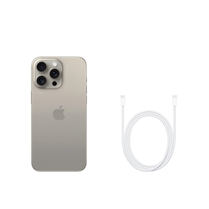 Apple iPhone 15 Pro Max, 1 TB, beige - Smartphone