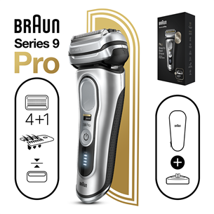Barzdaskutė Braun Series 9 Pro, silver