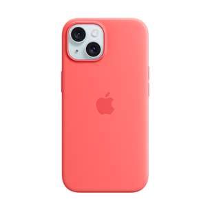 Dėklas Apple Silicone Case with Magsafe, iPhone 15, guava