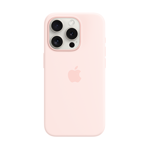 Dėklas Apple Silicone Case with Magsafe, iPhone 15 Pro, light pink
