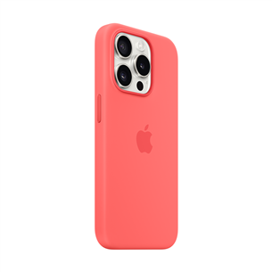 Dėklas Apple Silicone Case with Magsafe, iPhone 15 Pro, guava