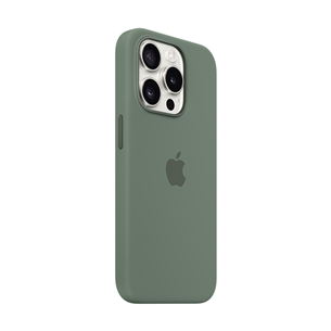 Dėklas Apple Silicone Case with Magsafe, iPhone 15 Pro, cypress