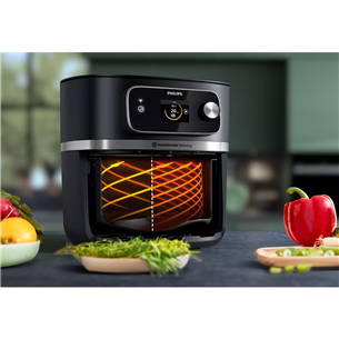 Gruzdintuvė Philips 7000 XXL Airfryer Combi Connected, 8,3 L, 2200 W, black