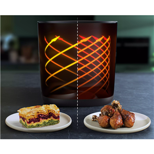 Gruzdintuvė Philips 7000 XXL Airfryer Combi Connected, 8,3 L, 2200 W, black