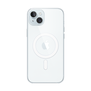 Dėklas Apple Clear Case, iPhone 15 Plus, transparent