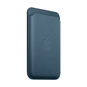 Apple FineWoven Wallet, Magsafe, pacific blue - Piniginė
