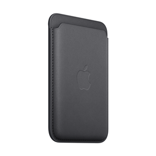 Apple FineWoven Wallet, Magsafe, black - Piniginė