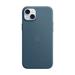 Apple FineWoven Case with MagSafe, iPhone 15 Plus, синий - Чехол MT4D3ZM/A