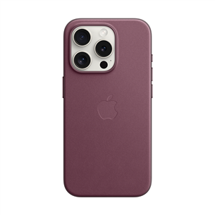 Dėklas Apple FineWoven Case with MagSafe, iPhone 15 Pro, mulberry