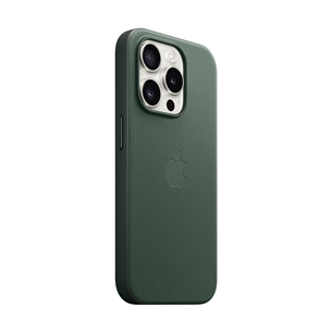 Dėklas Apple FineWoven Case with MagSafe, iPhone 15 Pro, evergreen