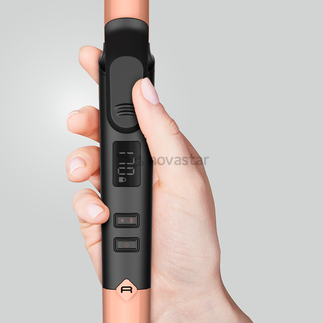 Rowenta Express Shine, Papaya Version, 25 mm, pink - Plaukų garbanojimo žnyplės