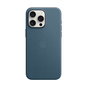 Dėklas Apple FineWoven Case with MagSafe, iPhone 15 Pro Max, pacific blue