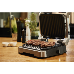 Tefal OptiGrill 4 в 1, нерж. сталь - Электрический гриль