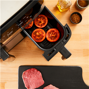 Karšto oro gruzdintuvė Tefal EY905D10 Dual Easy Fry & Grill, 8,3 l, nerūdijantis plienas
