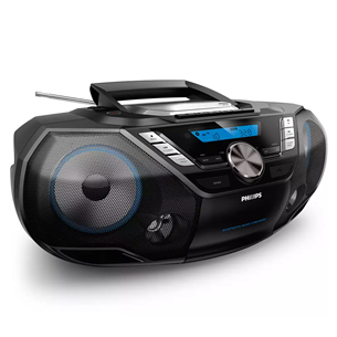 Magnetola Philips AZB798T, FM, DAB+, Bluetooth, USB, CD, cassette, black