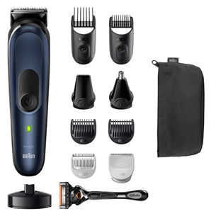 Braun Series 7, 10-in-one, Wet & Dry, blue - Multi grooming kit