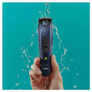 Braun Series 7, 10-in-one, Wet & Dry, blue - Multi grooming kit