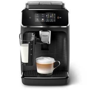 Philips LatteGo Series 2300, matte black - Fully automatic espresso machine EP2330/10