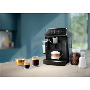 Philips LatteGo Series 2300, matte black - Fully automatic espresso machine