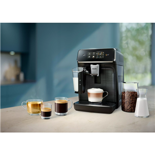 Philips Series 2300, matte black - Fully automatic espresso machine