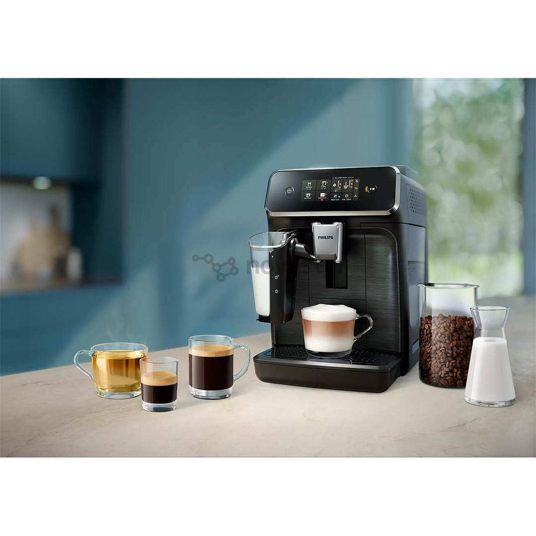 Philips LatteGo Series 2300, matte black - Fully automatic espresso machine