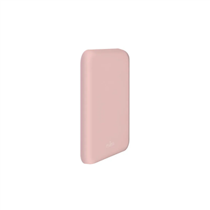 Išorinė baterija Puro Slim Power Mag, 4000 mAh, MagSafe, pink
