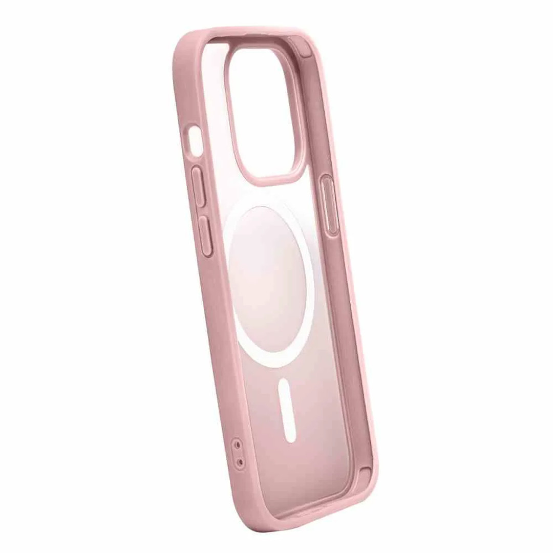 Puro GRADIENT, iPhone 15 Plus, розовый - Чехол