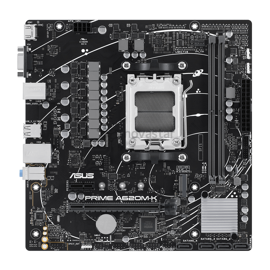 ASUS, AMD A620, DDR5, mATX - Pagrindinė plokštė