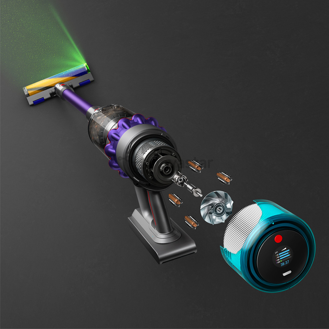 Dulkių siurblys Dyson Gen5detect Absolute, violetinis