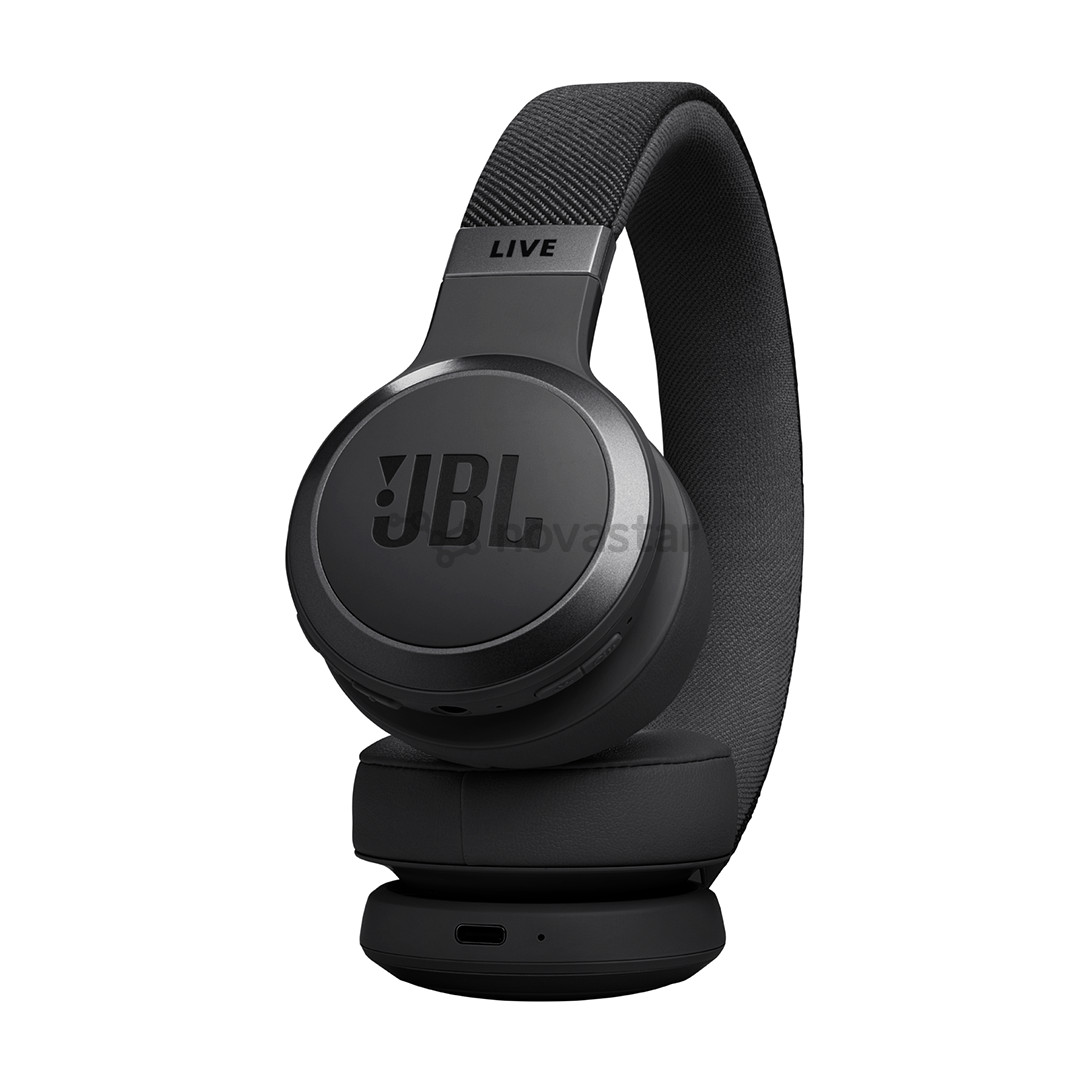 JBL Live 670NC, prisitaikantis triukšmo slopinimas, juodos - Belaidės ausinės