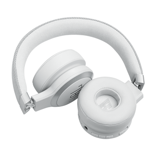 JBL Live 670NC, adaptive noise-cancelling, white - Belaidės ausinės