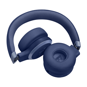 Belaidės ausinės JBL Live 670NC, adaptive noise-cancelling, blue