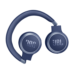 Belaidės ausinės JBL Live 670NC, adaptive noise-cancelling, blue