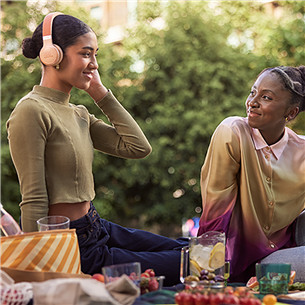 JBL Live 670NC, prisitaikantis triukšmo slopinimas, smėlio spalvos - Belaidės ausinės