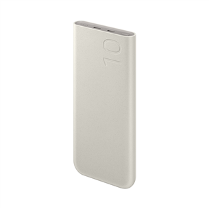 Išorinė baterija Samsung Battery Pack, 10 000 mAh, 25 W, 2x USB-C, beige