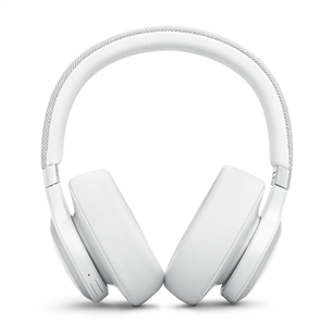 JBL Live 770NC, adaptive noise-cancelling, white - Ausinės, belaidės