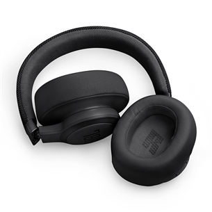 Belaidės ausinės JBL Live 770NC, adaptive noise-cancelling, black