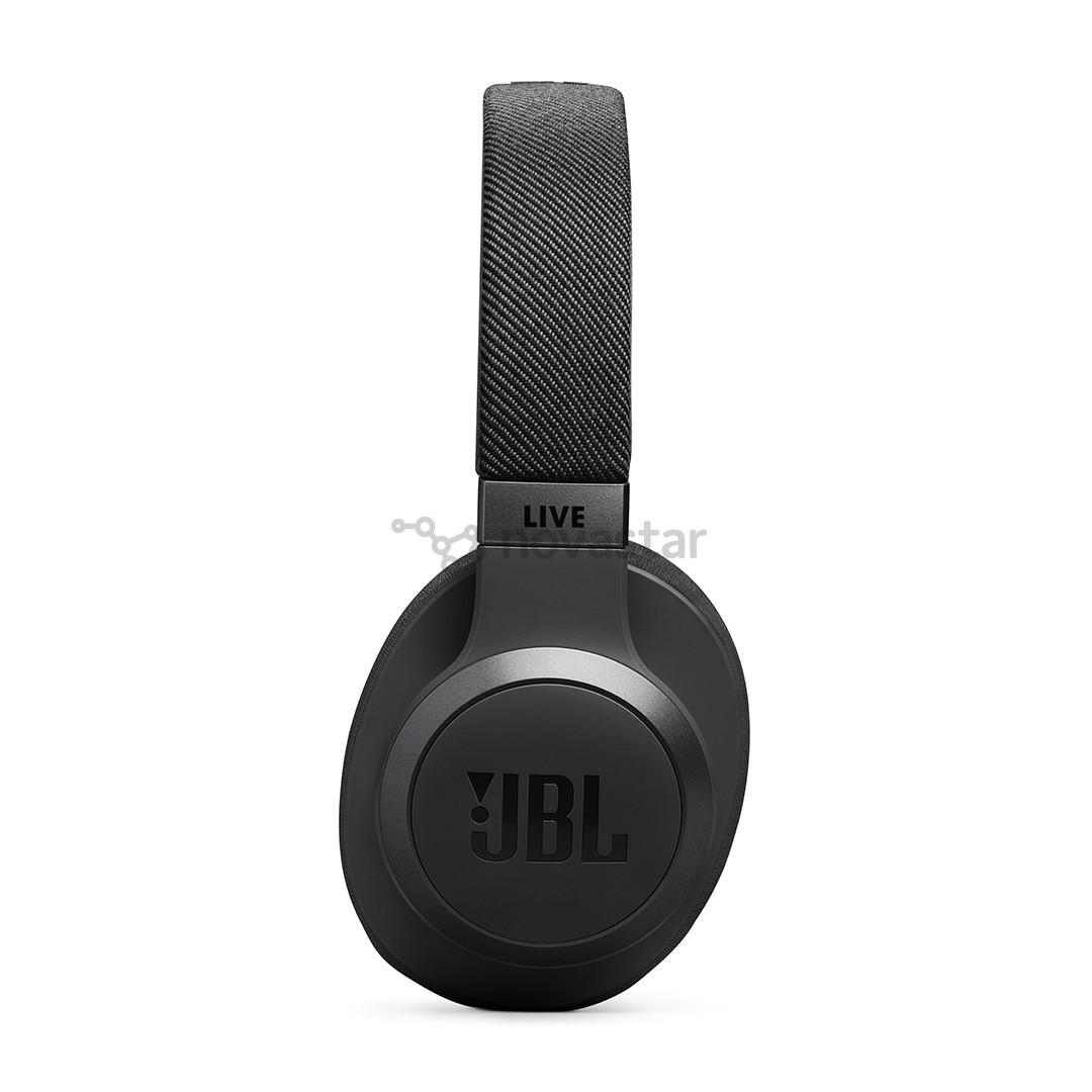 JBL Live 770NC, prisitaikantis triukšmo slopinimas, juodos - Belaidės ausinės