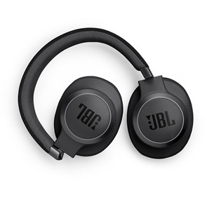 JBL Live 770NC, prisitaikantis triukšmo slopinimas, juodos - Belaidės ausinės
