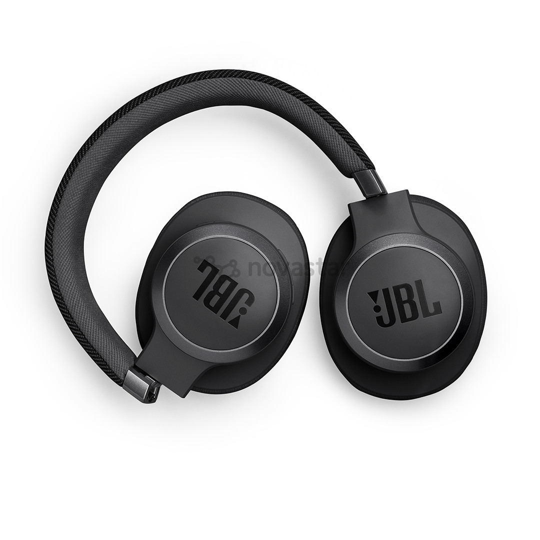 JBL Live 770NC, prisitaikantis triukšmo slopinimas, juodos - Belaidės ausinės